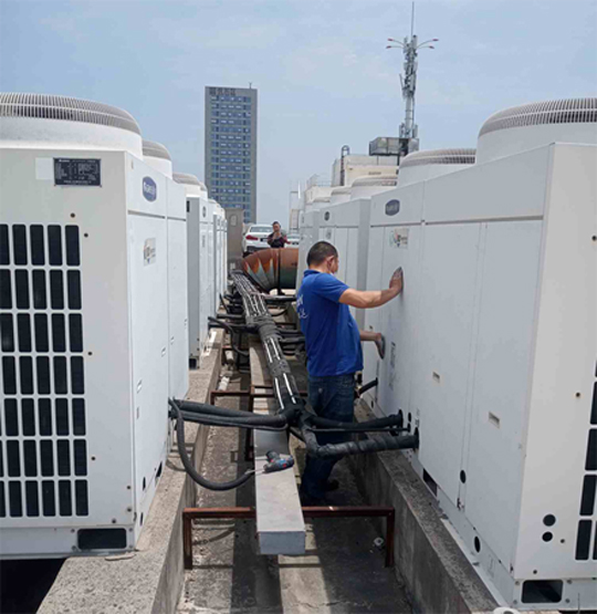 大悟中央空调制热和不制冷系统维修方法